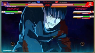 Megumi VS Reggie Star WITH HEALTHBARS [Part 2] ⚡️ Jujutsu Kaisen