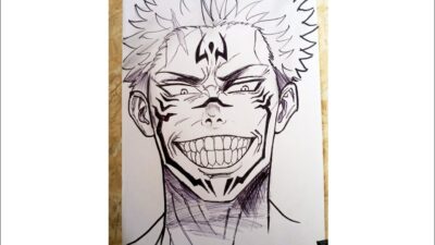 Ryomen Sukuna Drawing 🔥 | Jujutsu Kaisen King of Curses Art Timelapse | Realistic Anime Sketch