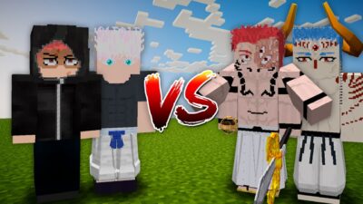 Yuji Itadori (Jujutsu Kaisen Modulo) and Satoru Gojo vs Ryomen Sukuna and Dabura Karaba