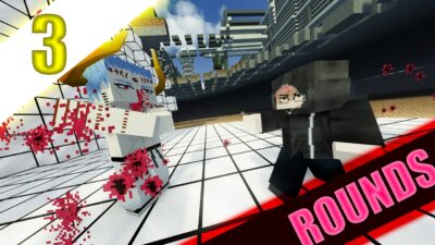 Yuji VS Dabura 3 ROUNDS   Jujutsu kaisen minecraft jujutsu craft