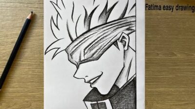How to Draw Gojo Satoru Step by Step For Beginners | Jujutsu Kaisen Drawing Tutorial Easy | JJK Art