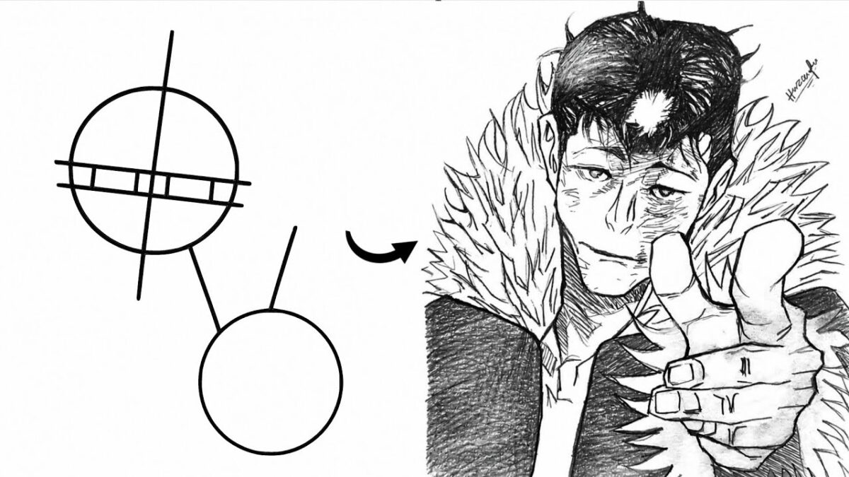 How to Draw Ryu Ishigori – Jujutsu Kaisen | Step by Step Anime Drawing