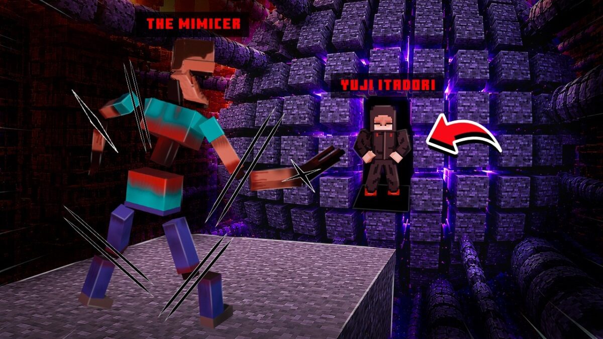 ITADORI MODULO VS TODOS LOS DWELLERS EN MINECRAFT | JUJUTSU KAISEN MOD