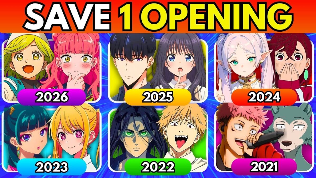 🔥 SAVE ONE ANIME OPENING: EVERY SEASON MARATHON! (2026 – 2020) 🎧