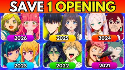 🔥 SAVE ONE ANIME OPENING: EVERY SEASON MARATHON! (2026 – 2020) 🎧