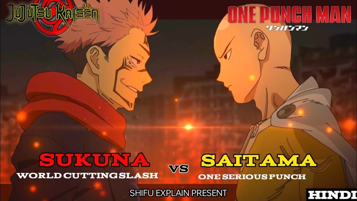 Saitama vs Sukuna & Mahoraga Full Movie | Jujutsu Kaisen x One Punch Man Hindi #anime #saitama