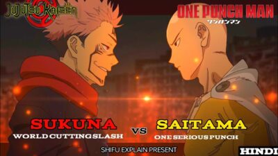 Saitama vs Sukuna & Mahoraga Full Movie | Jujutsu Kaisen x One Punch Man Hindi #anime #saitama