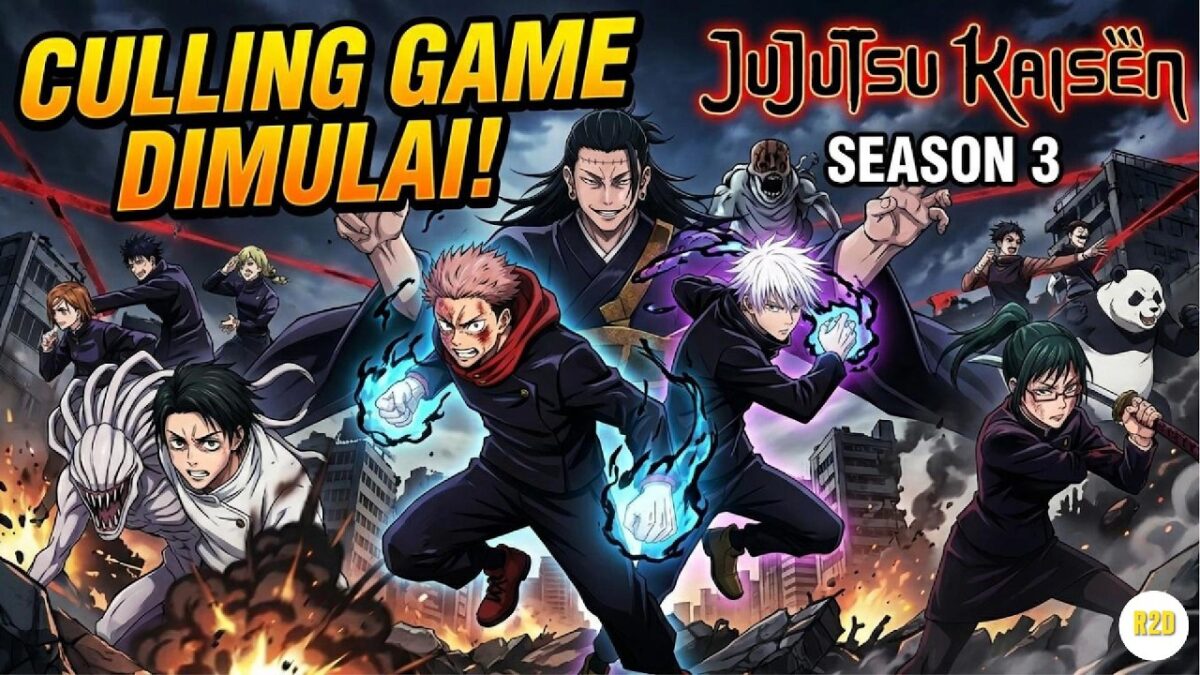 ALUR CERITA JUJUTSU KAISEN SEASON 3: Game Kematian Paling Brutal Dimulai! (Culling Game Arc)