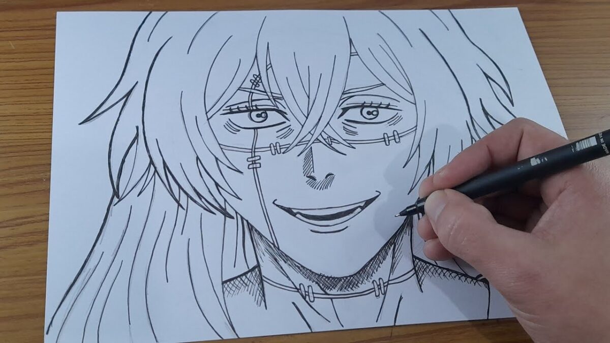 Como Desenhar o Mahito de Jujutsu Kaisen | Tutorial Passo a Passo Fácil