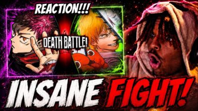 Cool Anime Kid Reacts To Yuji VS Denji (Jujutsu Kaisen VS Chainsaw Man) | DEATH BATTLE!