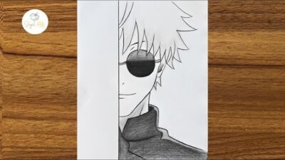 How to Draw Gojo Satoru || Jujutsu Kaisen Drawing Tutorial || Easy Anime Drawing