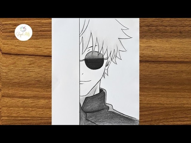 How to Draw Gojo Satoru || Jujutsu Kaisen Drawing Tutorial || Easy Anime Drawing