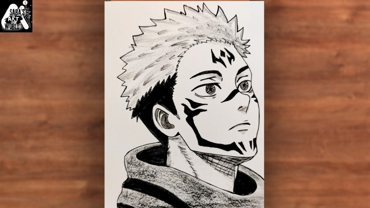 How to Draw Sukuna from Jujutsu Kaisen ||  Sukuna Sketch Art || Anime Drawing