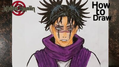 How to draw Choso from Jujutsu Kaisen | Menggambar anime
