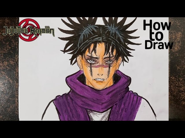 How to draw Choso from Jujutsu Kaisen | Menggambar anime