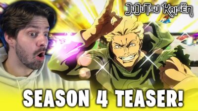 JUJUTSU KAISEN Season 4 Already?! | Teaser Trailer Reaction