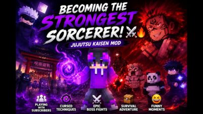 MINECLOUD LIVE 🔴 | Jujutsu Kaisen Mod Survival With Subscribers! 😈⚔️ | Minecraft Hindi Live