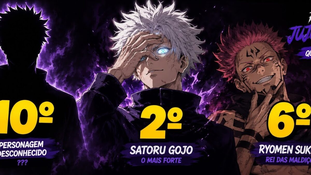 ⚡ OS 10 PERSONAGENS MAIS PODEROSOS DE JUJUTSU KAISEN
