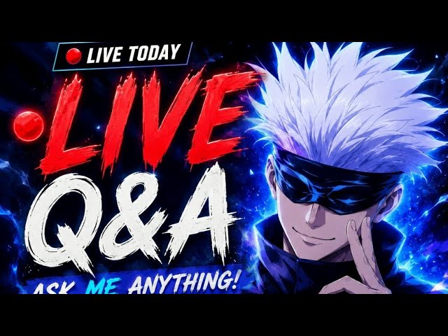 🔥 Anime Q&A Live | Jujutsu Kaisen Talk 💜 | Editing Tips + Subscriber Chat!