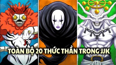 Giải Thích & Xếp Hạng Toàn Bộ 20 Thức Thần Trong Jujutsu Kaisen!