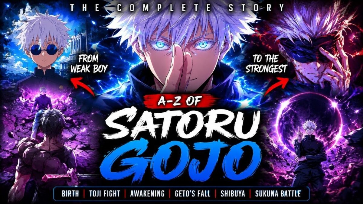 Gojo Satoru Full Story Explained in Hindi | Jujutsu Kaisen | Gojo Life Story #anime