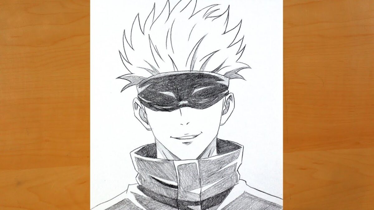 How to Draw Satoru Gojo | Jujutsu Kaisen