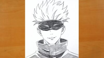 How to Draw Satoru Gojo | Jujutsu Kaisen