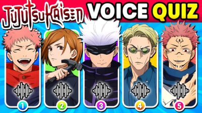 JUJUTSU KAISEN QUIZ 🤞🏼👹 Guess the Character by their VOICE 🔊 ANIME QUIZ ❤️