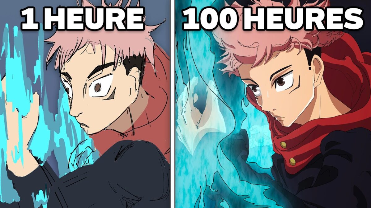 J’ai Animé Jujutsu Kaisen en 1 VS 100 Heures
