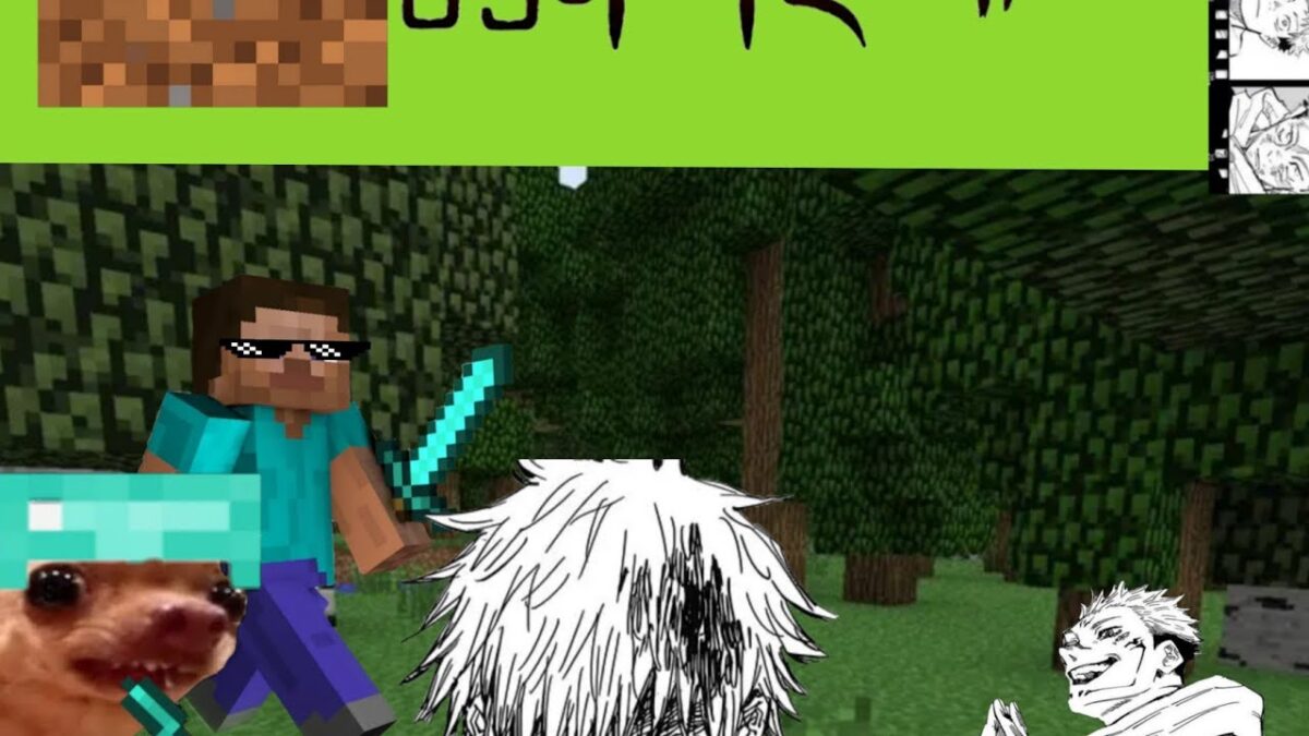 Playing Minecraft jujutsu kaisen mob