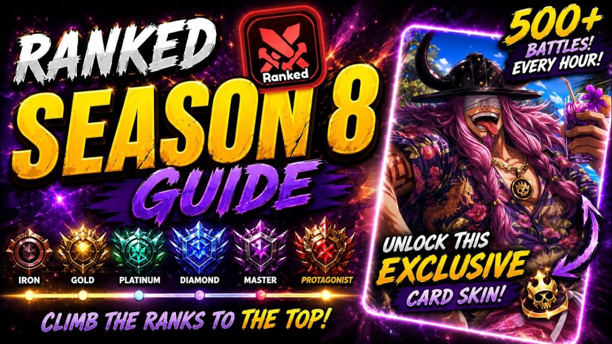 Ranked Season 8 Guide – 500+ Battles Every Hour! in Anime Card Clash
