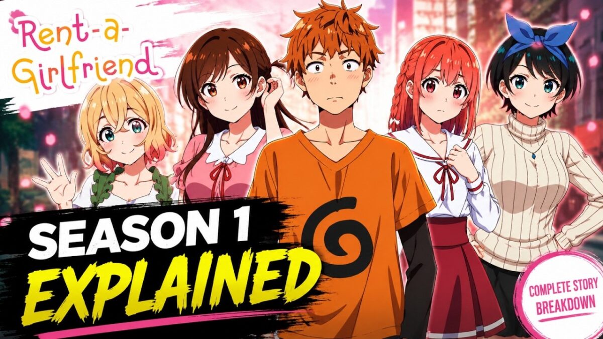 Rent A Girlfriend Complete Season 1 Explained In Telugu | Full Anime Story Recap
