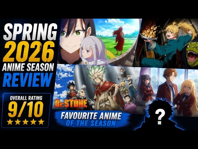 Spring 2026 Anime Review in Telugu|10+ Animes review