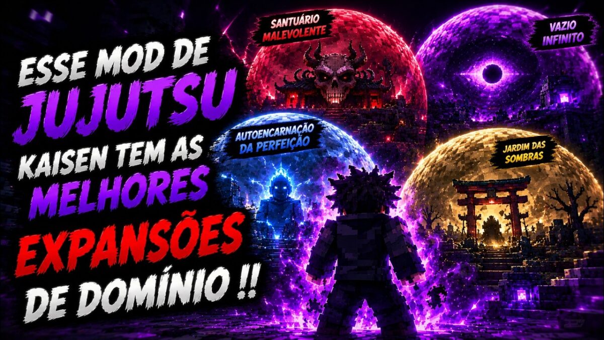 ESSE MOD DE JUJUTSU KAISEN TEM AS MELHORES EXPANSÕES DE DOMINIO !!