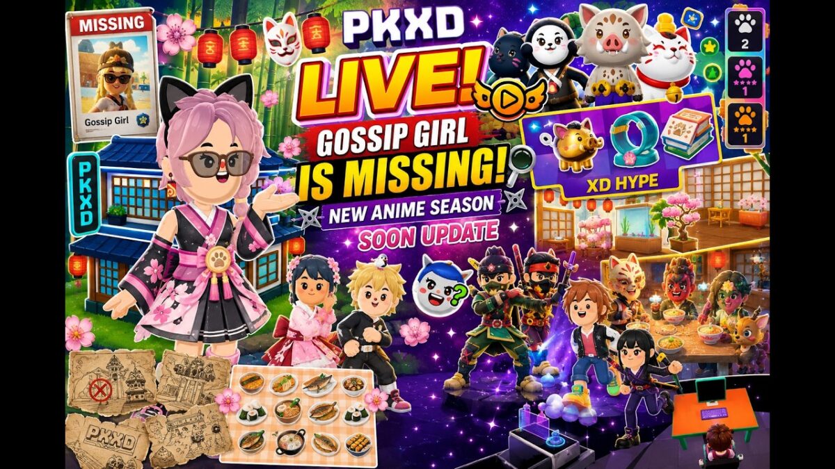 🎌 GOSSIP GIRL IS MISSING! 😱 PK XD NEW ANIME SEASON LIVE 🔥🔎