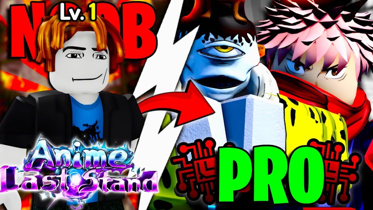 Going NOOB TO PRO IN ONE VIDEO! Season 3 (Anime Last Stand)
