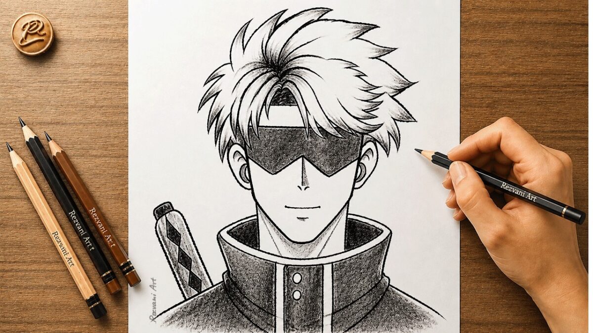 How to Draw Gojo Satoru Step by Step | Easy Jujutsu Kaisen Drawing Tutorial | JJK Art