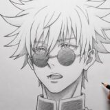 How to Draw Gojo Satoru Step by Step | Jujutsu Kaisen Anime Drawing Tutorial