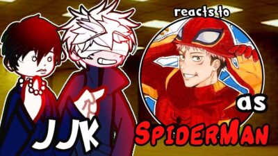 JJK Jujutsu Kaisen reacts to Yuji Itadori as Spider-Man || Gacha reacts to Spider-Man Brand New Day