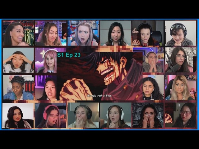 Jujutsu Kaisen Season 1 Episode 23 (Girls Reaction Mashup)