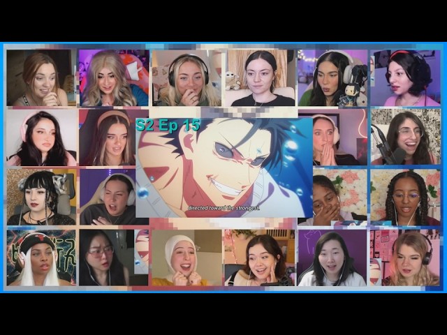 Jujutsu Kaisen Season 2 Episode 15 (Girls Reaction Mashup)