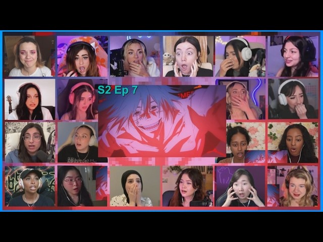 Jujutsu Kaisen Season 2 Episode 7 (Girls Reaction Mashup)