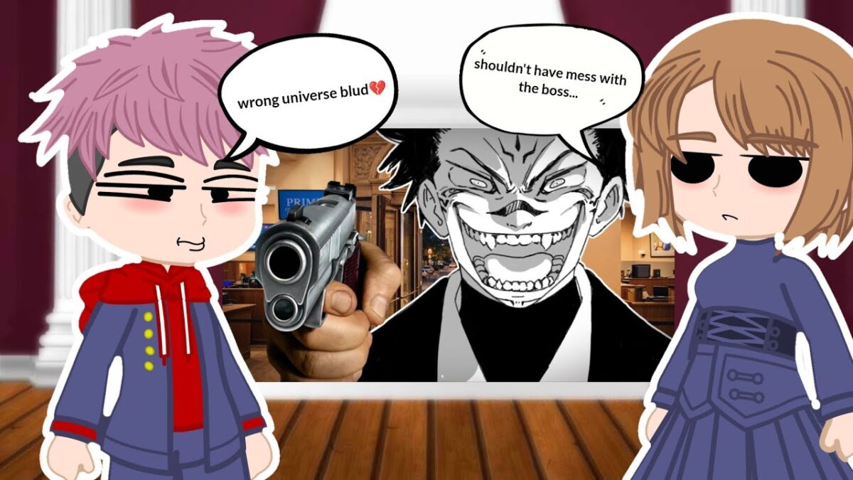 Jujutsu kaisen react to Sukuna robbed a bank ll pharpy skitts ll jujutsu kaisen ll gacha reaction