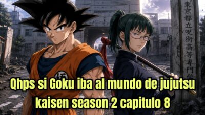 Qhps si Goku iba al mundo de jujutsu kaisen season 2 capitulo 8