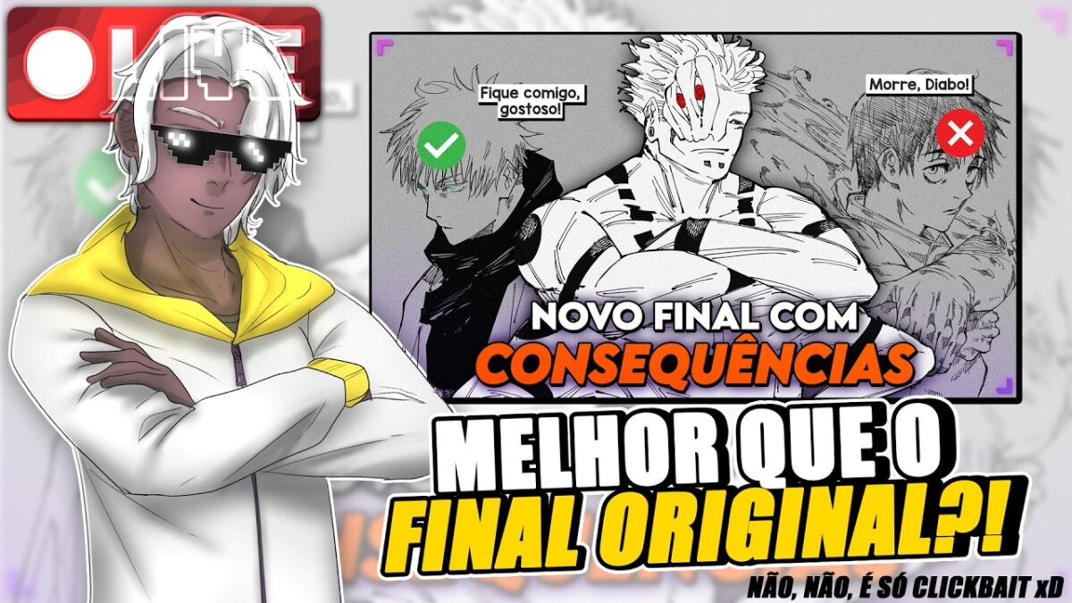 CONSERTEI O FINAL DE JUJUTSU KAISEN?! – react