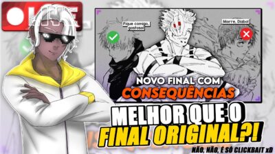 CONSERTEI O FINAL DE JUJUTSU KAISEN?! – react