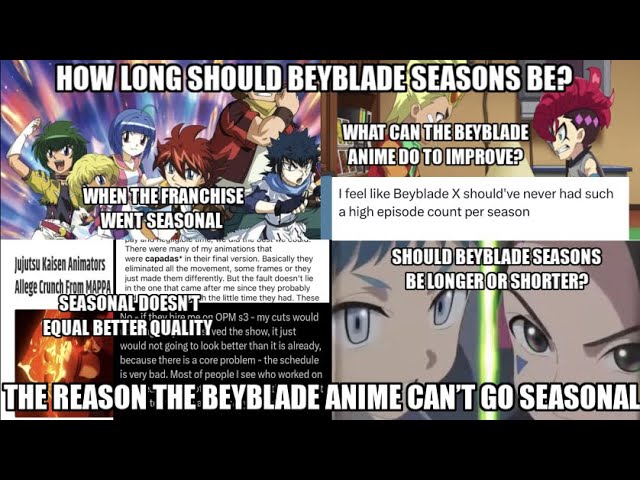 How Long Should Beyblade Seasons Be? The Reason Beyblade Anime Can’t Go Seasonal?