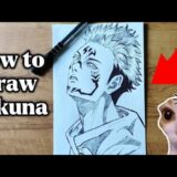 How to Draw Sakuna step by step | Jujutsu Kaisen Anime Drawing Tutorial