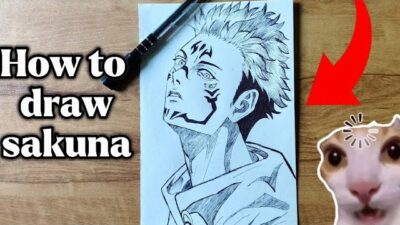 How to Draw Sakuna step by step | Jujutsu Kaisen Anime Drawing Tutorial