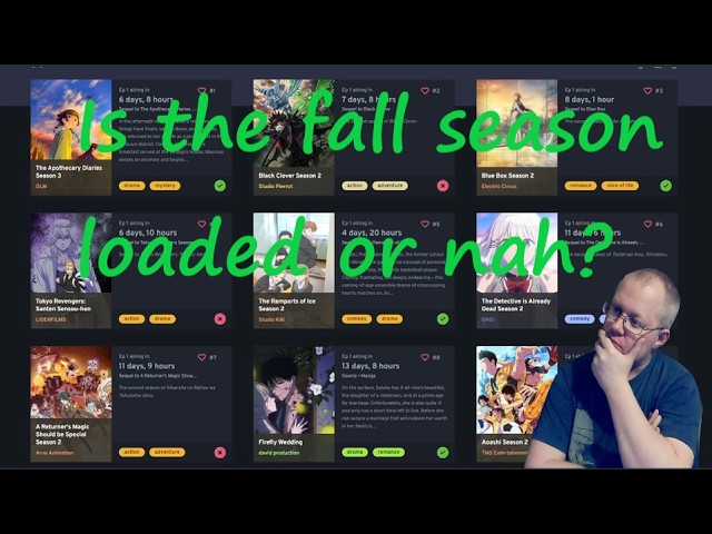 J’s Fall 2026 Anime Season Preview!